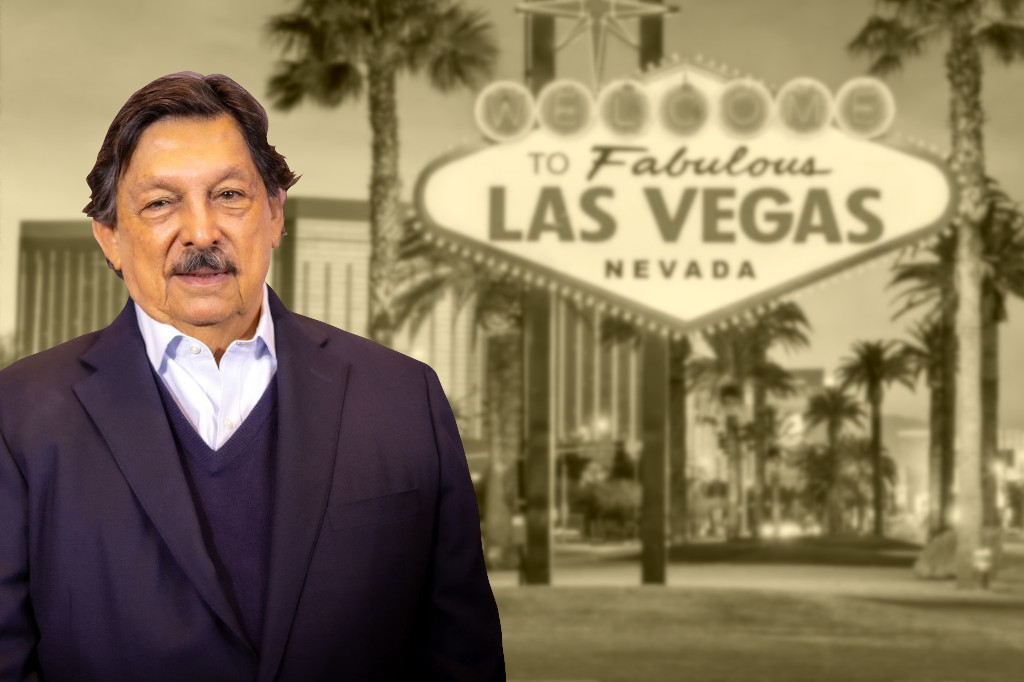 Napoleón Gómez Urrutia en Las Vegas